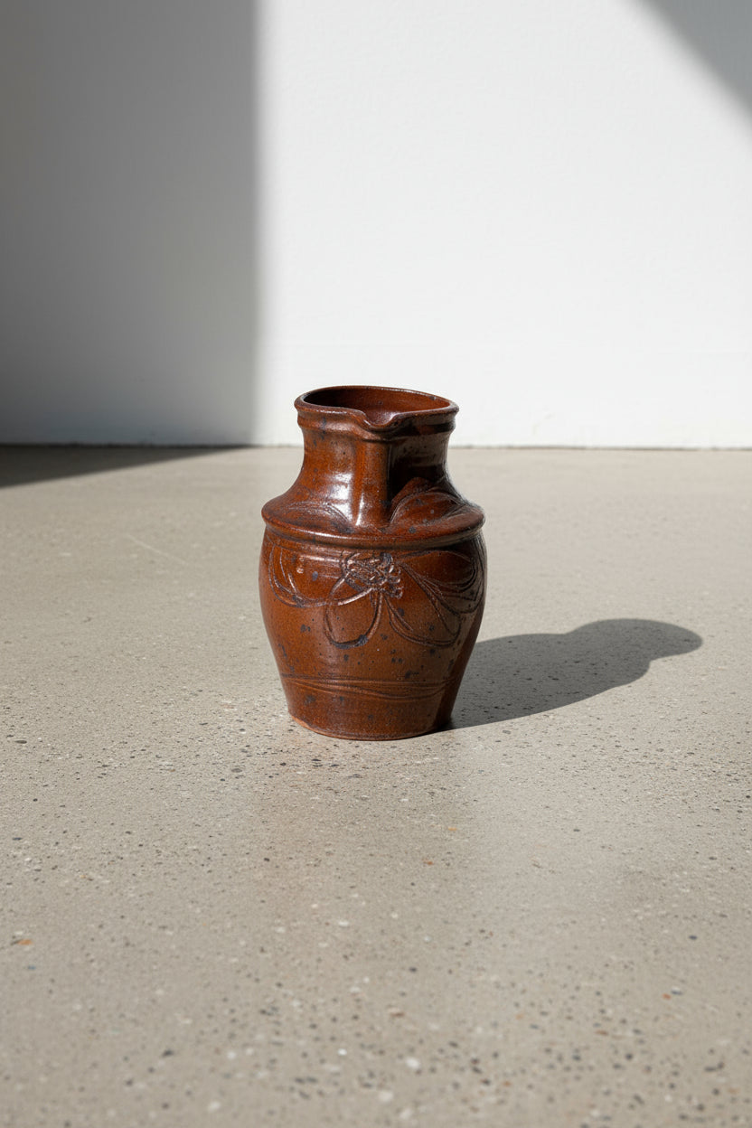 Vintage decorative ceramic pitcher with delicate floral motif, handcrafted pottery piece showcasing timeless elegance — Hommes and Gardens, Home Decor Collection, Landscape Architect, Interior Designer, Outdoor Living, Outdoor Decorations, Home Decor, Home Design, Luxury Design, Art, Furniture, Objects, Best Gifts, Nature, Backyard, Yard.