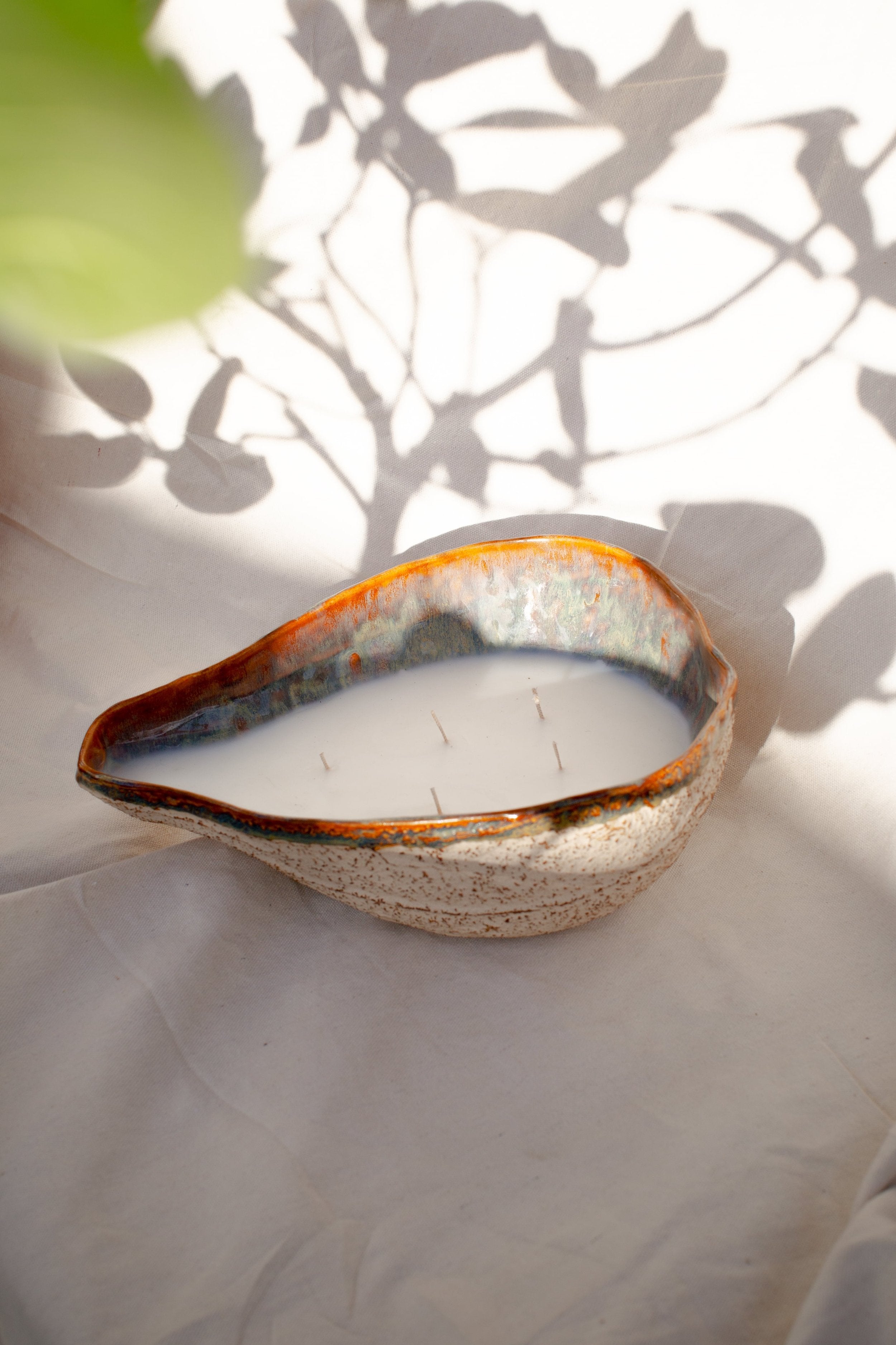 Handmade Ceramic Glazed Bowl | H&G x Western Disco featuring a unique design and wax surface, perfect for home decor. hommes + gardens estudio.