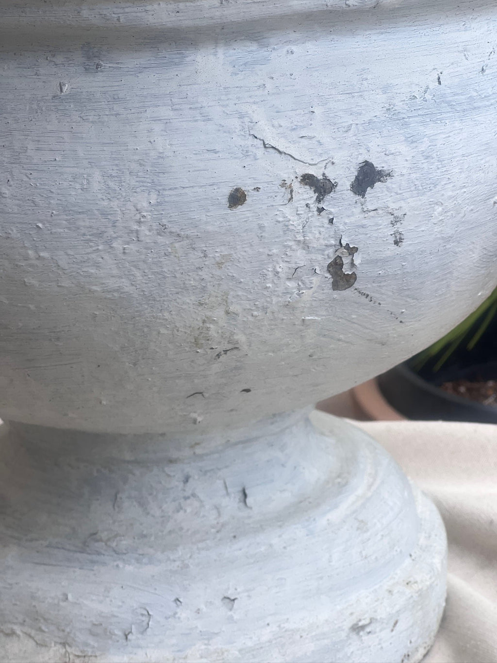 vintage concrete planter urn architectural design