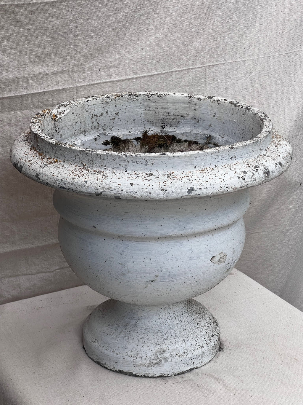 vintage willy guhl urn planter 1960s swiss concrete design