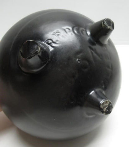 RRP Co Pottery Black 3-Footed Cauldron Planter