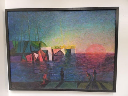 Oil painting on canvas unsigned, believed to be Constantine Cherkas