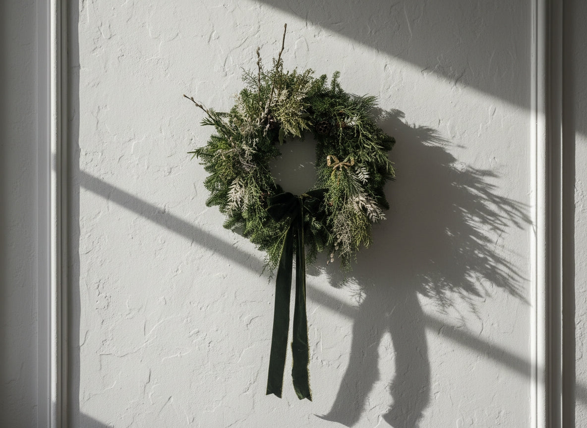 H + G 24" Evergreen Wreath