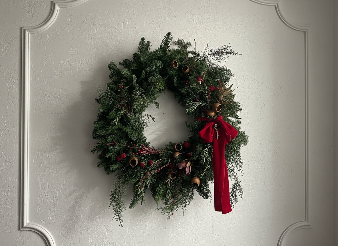 H + G 30" Evergreen Wreath