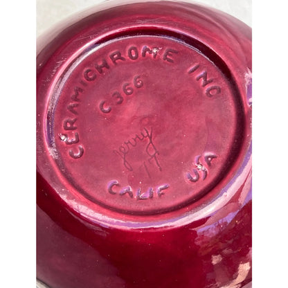 Vintage Pink Ceramic Pinched Top Bowl